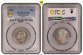 1915 Shil S-4013 AU58