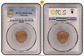 1936 2C MS65+ RB
