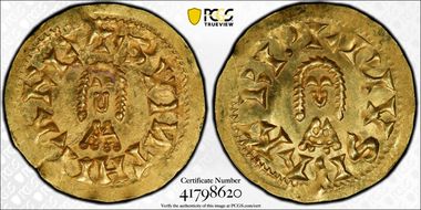 (612-621) Tremisses CNV-284.5 MEC-235 SVINTHILA RE-BARBI MS63