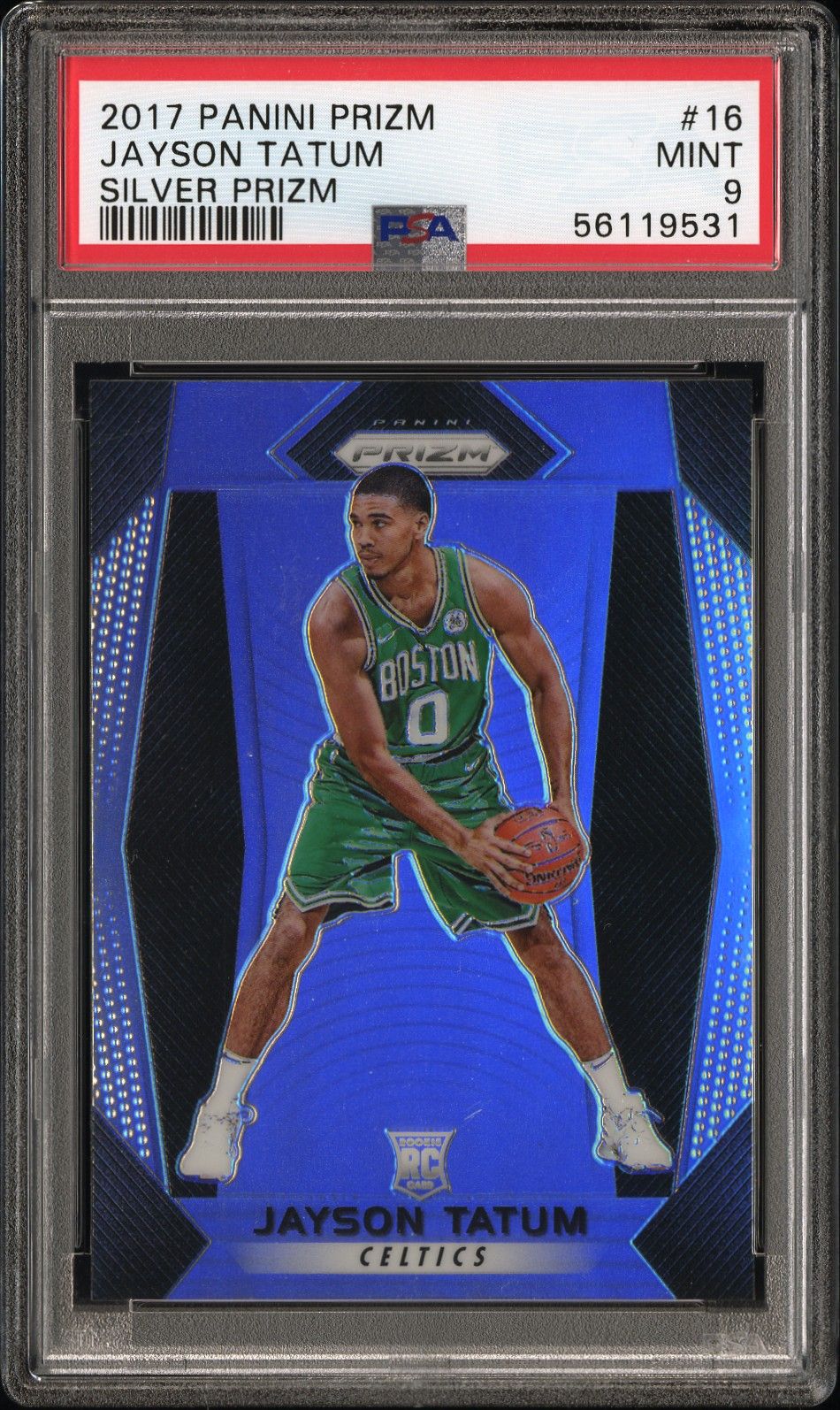 2017 Panini PANINI PRIZM SILVER PRIZM #16 Jayson Tatum front