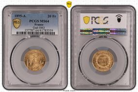 1895-A 20 Fr Gad-1063 F-533 MS64