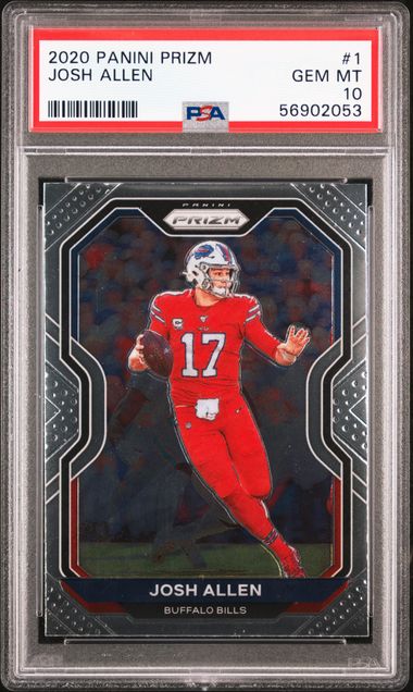 2018 Panini Cyber Monday Jersey Galactic #23 Josh Allen Patch Card (#1/1) -  PSA MINT 9 on Goldin Auctions