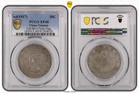 (1917) 50C LM-863 Circle Flag XF40