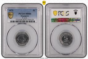 1971 5C F.A.O. MS66