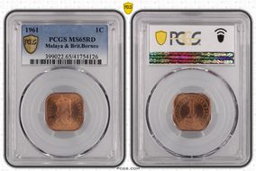 1961 1C MS65RD