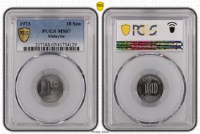 1973 10 Sen MS67