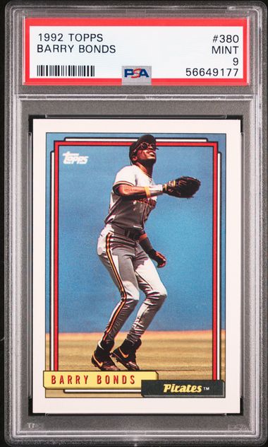 Sold at Auction: (Mint) 1987 Topps Barry Bonds Rookie #320