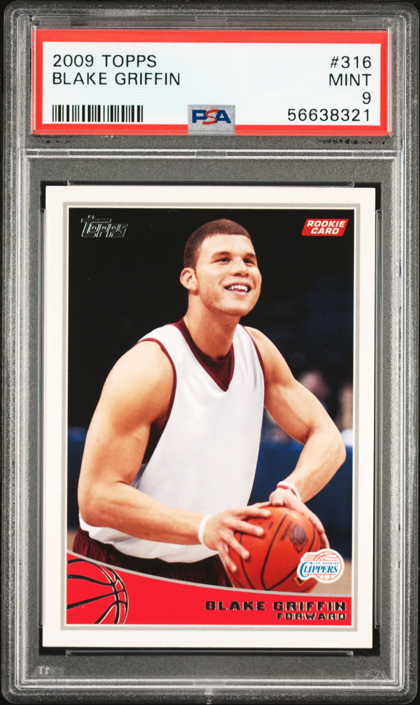 2009 Topps 316 Blake Griffin PSA 9