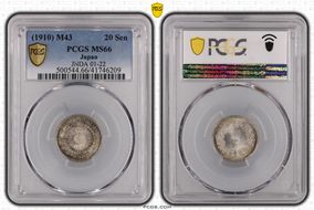 (1910) M43 20 Sen JNDA 01-22 MS66