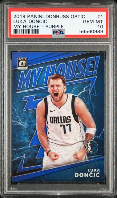 2019 Panini Donruss Optic My House! #1 Luka Doncic - PSA GEM MT 10