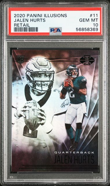 2020 Panini Score 394 Jalen Hurts Rookie Card – PSA MINT 9 on Goldin  Auctions