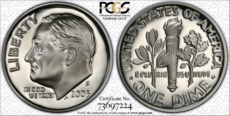 Cert 73697224 - Coin Image