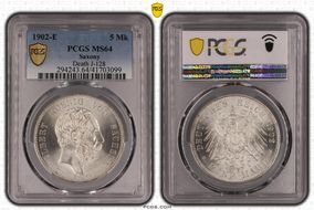 1902-E 5 Mk Death J-128 MS64