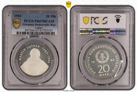 1983 20 Mk Luther PR67DCAM