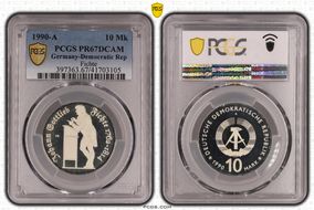 1990-A 10 Mk Fichte PR67DCAM