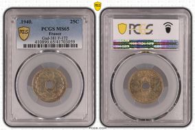 .1940. 25C Gad-381 F-172 MS65