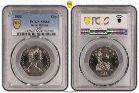 1983 50p S-H3 MS66