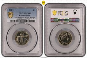 2005 £1 S-J19 Menai Straits Bridge MS66