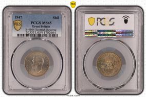 1947 Shil S-4104 Scottish Rev MS65