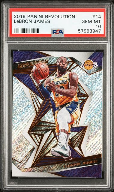 2019 Panini Revolution #14 LeBron James – PSA GEM MT 10 on Goldin