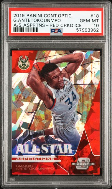 2019 Panini Contenders Draft Picks #17 Giannis Antetokounmpo Milwaukee Bucks