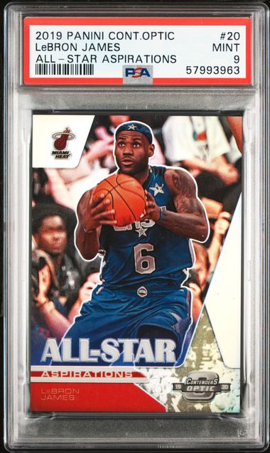 2019 Panini Contenders Optic All-Star Aspirations #20 LeBron James