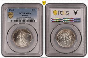 1964 5 Fr Gad-770 F-340 MS66