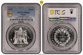 1977 50 Fr Gad-882 F-427 MS68