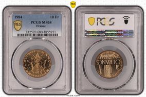 1984 10 Fr MS68