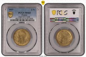1937 2 Fr Gad-535 F-268 MS65