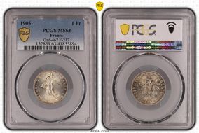 1905 1 Fr Gad-467 F-217 MS63