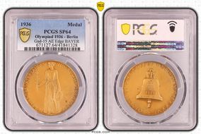 1936 Medal Gad-15 AE Edge BAYER SP64