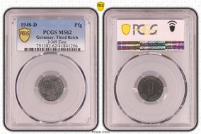 1940-D Pfg J-369 Zinc MS62