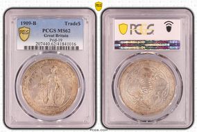 1909-B Trade$ Prid-19 MS62