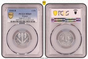 1944-B 1 Fr Gad-471 F-223 MS65