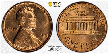 1960-D/D 1C DDO FS-101, Sm/Lg Date MS66RD