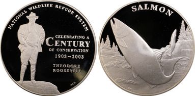 2003 Medal NWRS - Salmon PR70DCAM