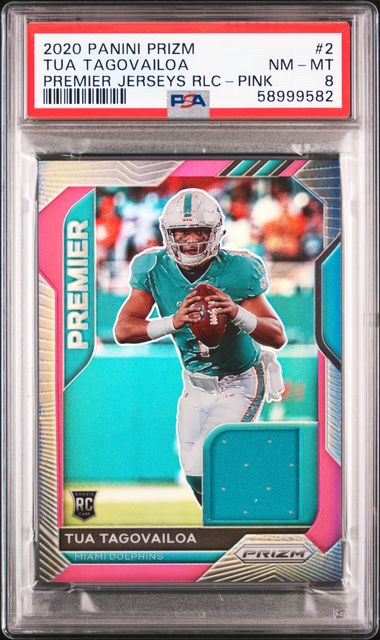 Tua Tagovailoa 2020 Panini Chronicles Score Rookie Card #442 Miami Dolphins