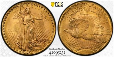 1933 $20 MS65