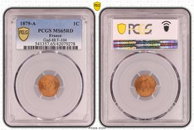 1879-A 1C Gad-88 F-104 MS65RD