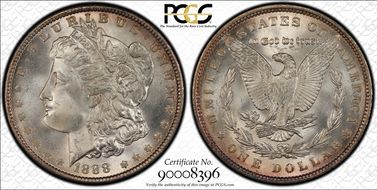 1888 $1 MS66