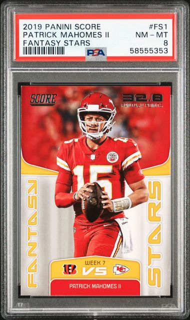 Patrick Mahomes II 2019 Score Fantasy Stars #1