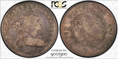 1798 $1 Small Eagle, 15 Stars VF25