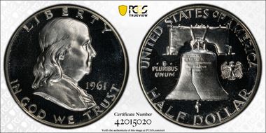 1961 50C DDR FS-802 PR67