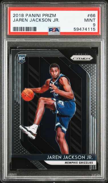 2018 Panini Prizm #66 Jaren Jackson Jr. PSA 9 on Goldin Marketplace