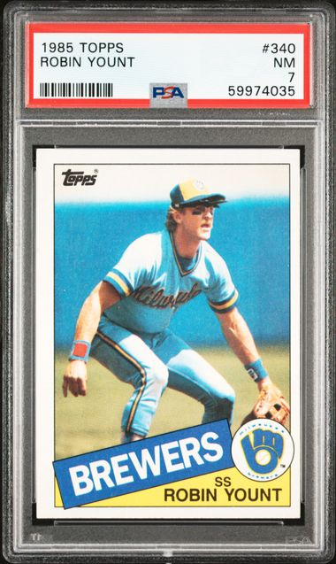 Lot Detail - 1975 Topps #223 Robin Yount Rookie Card – PSA EX-MT 6