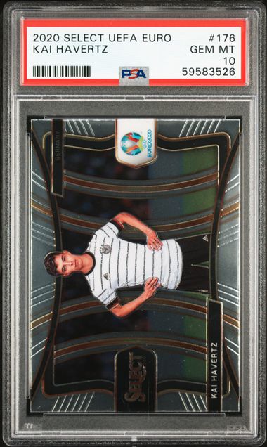 2020 Panini Select Uefa Euro #176 Kai Havertz PSA 10 on Goldin