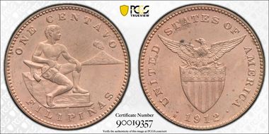 1912-S 1C MS64RD