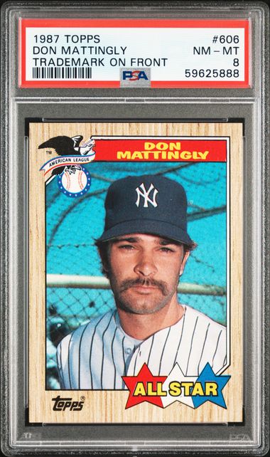 Sold at Auction: 1984 Donruss Don Mattingly Rookie Nm-mt