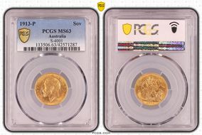 1913-P Sov S-4001 MS63